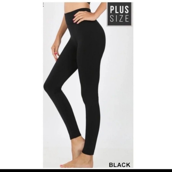 Pants - 🔥$5🔥BLACK LEGGINGS-PLUS SIZE-